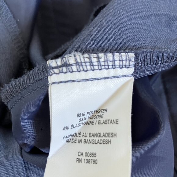 Blue Tie-Waist Pants - size 6 - Picture 7 of 9